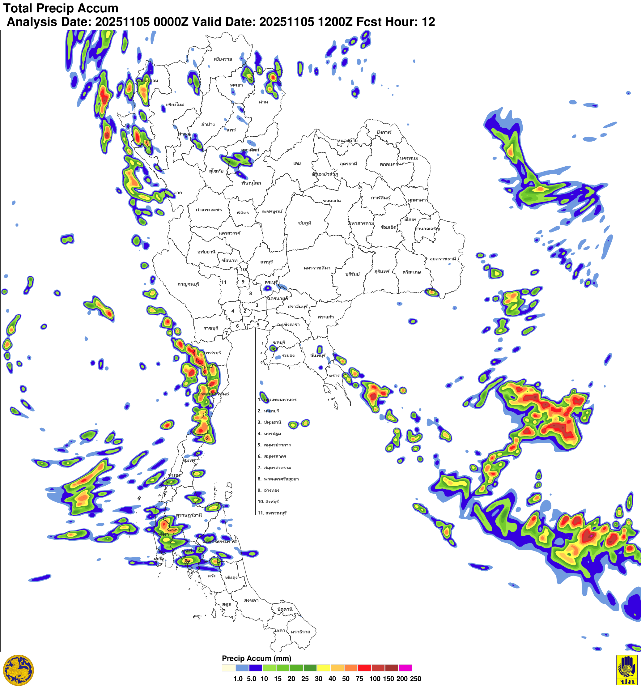 ภาพพยากรณ์ฝน