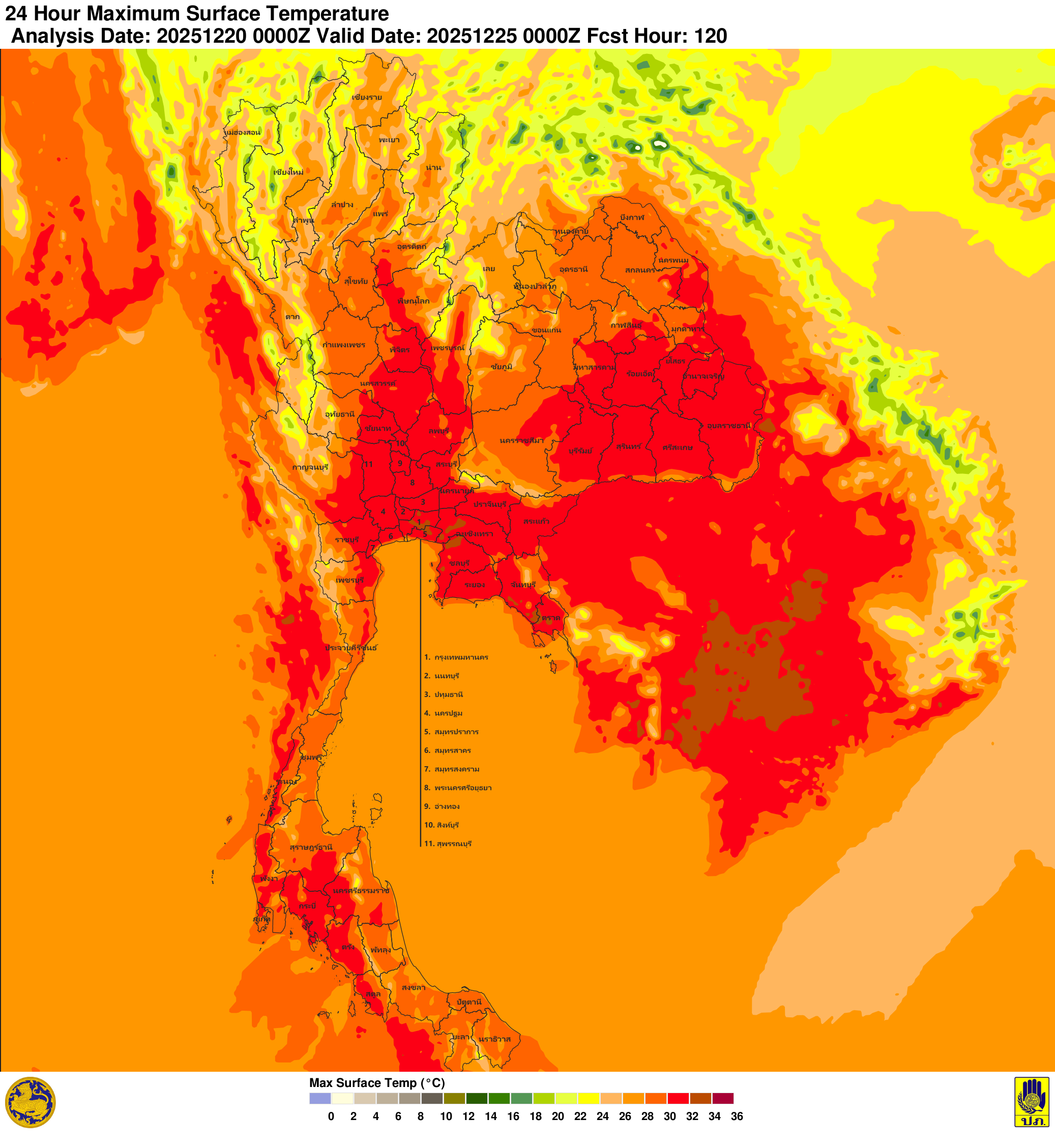 ภาพพยากรณ์ฝน