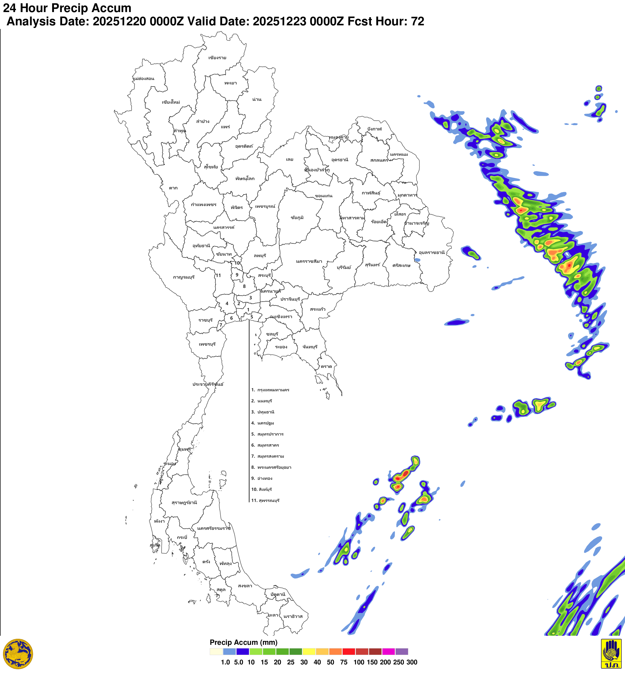 ภาพพยากรณ์ฝน