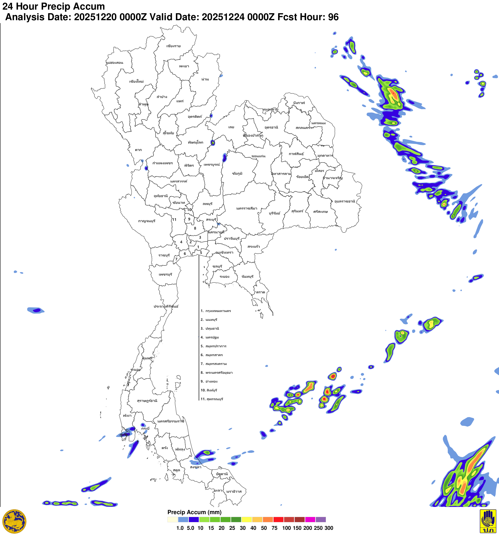 ภาพพยากรณ์ฝน
