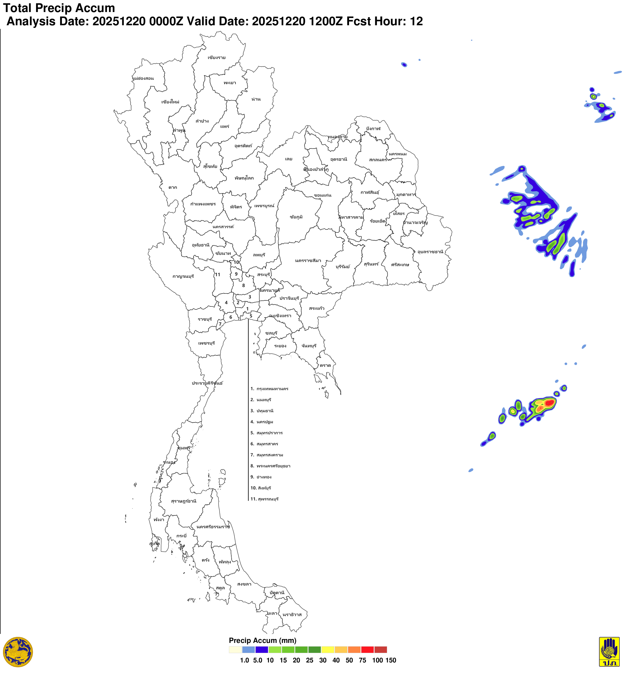 ภาพพยากรณ์ฝน