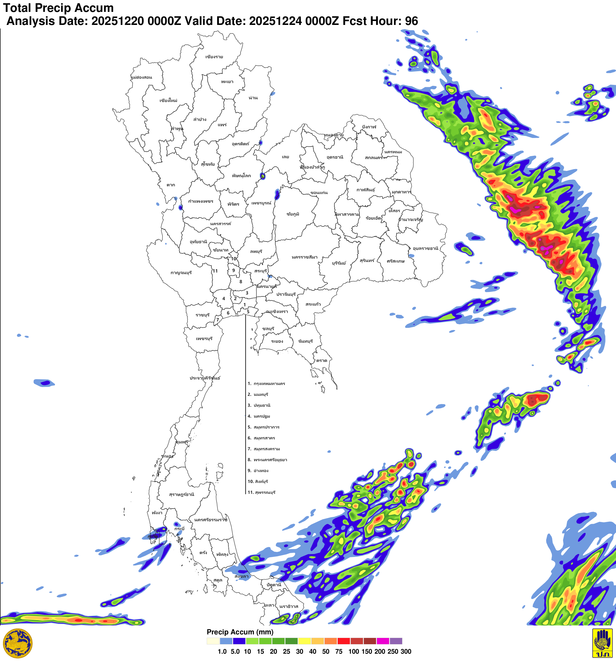 ภาพพยากรณ์ฝน