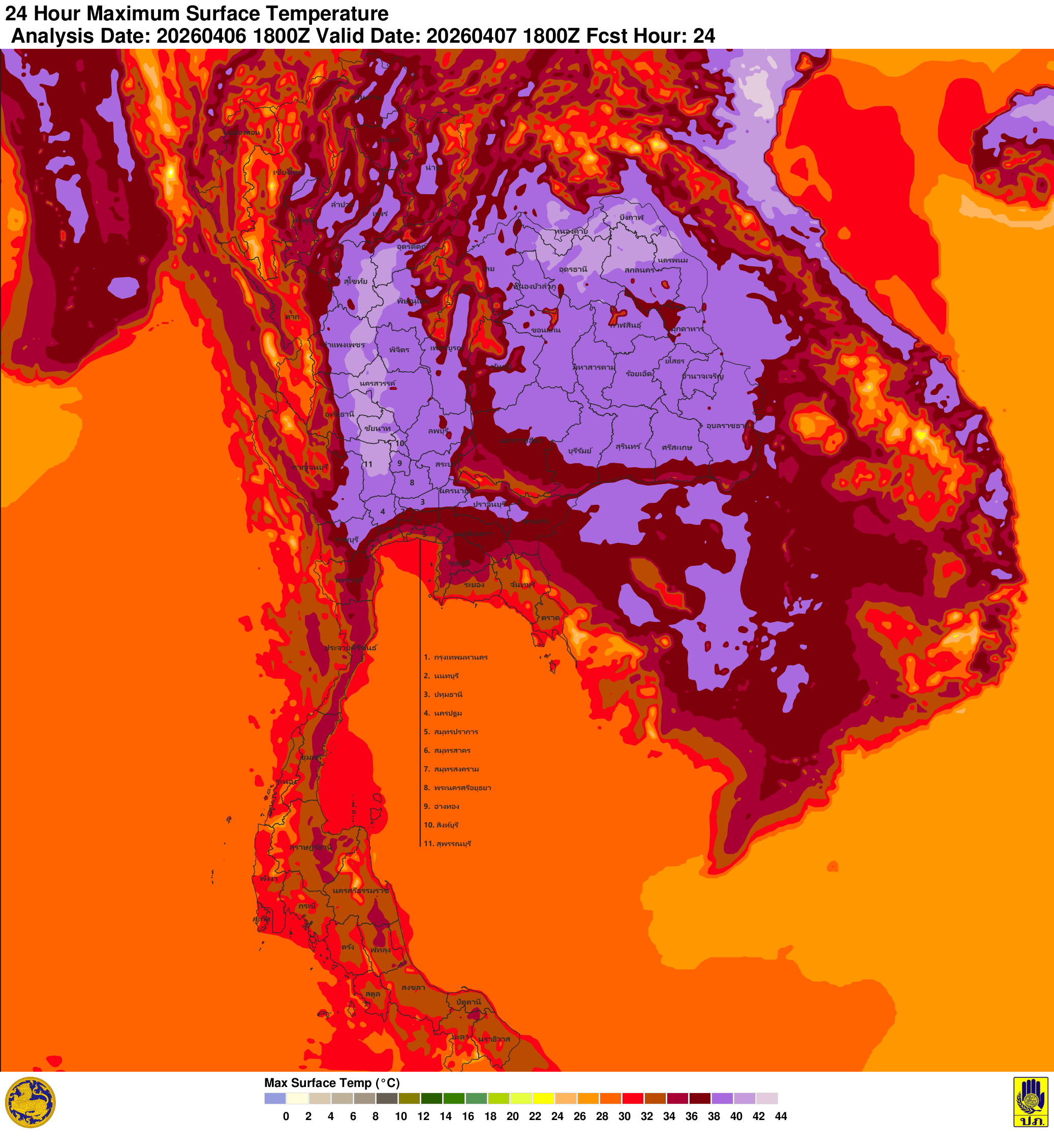 ภาพพยากรณ์ฝน