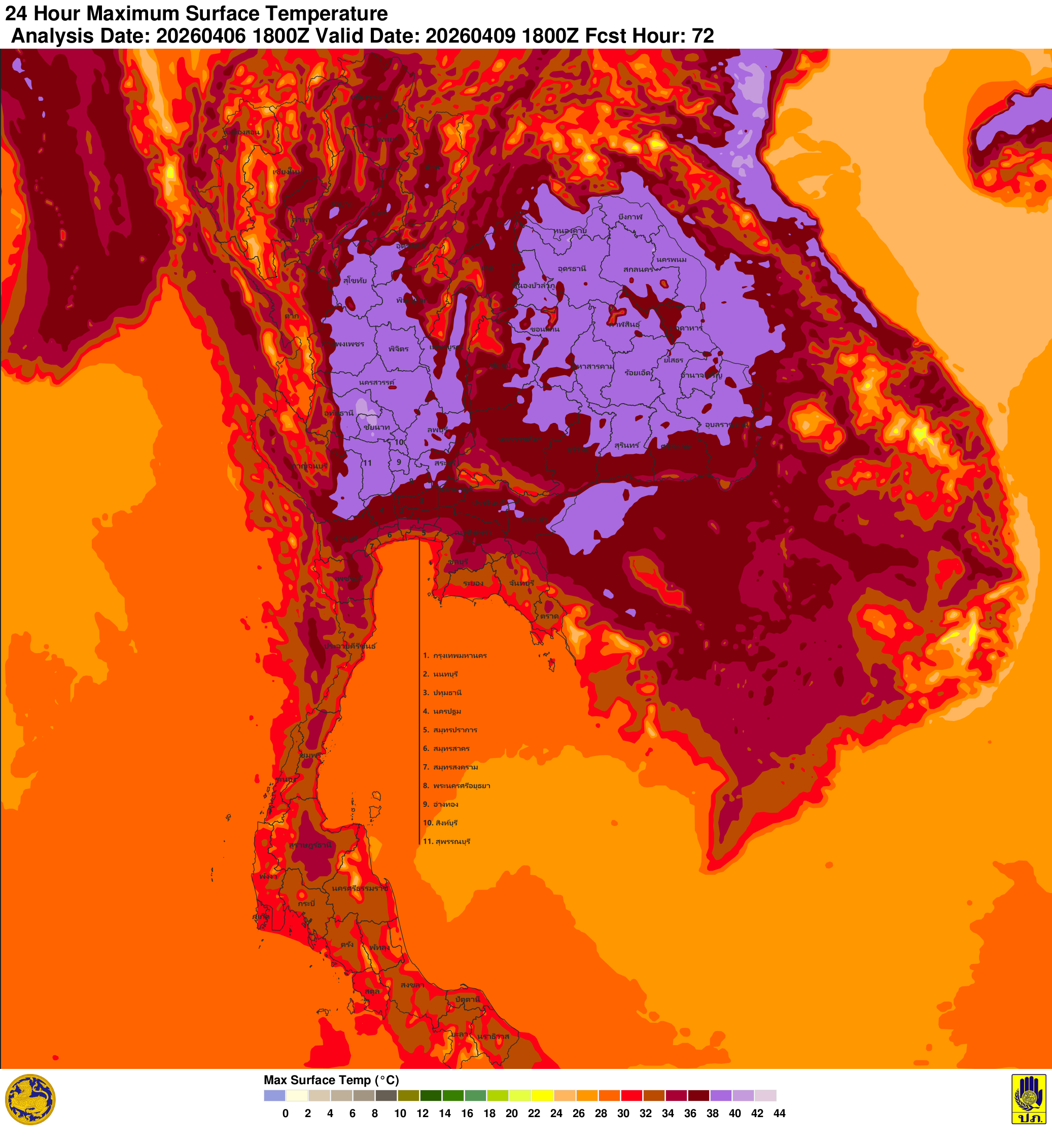 ภาพพยากรณ์ฝน