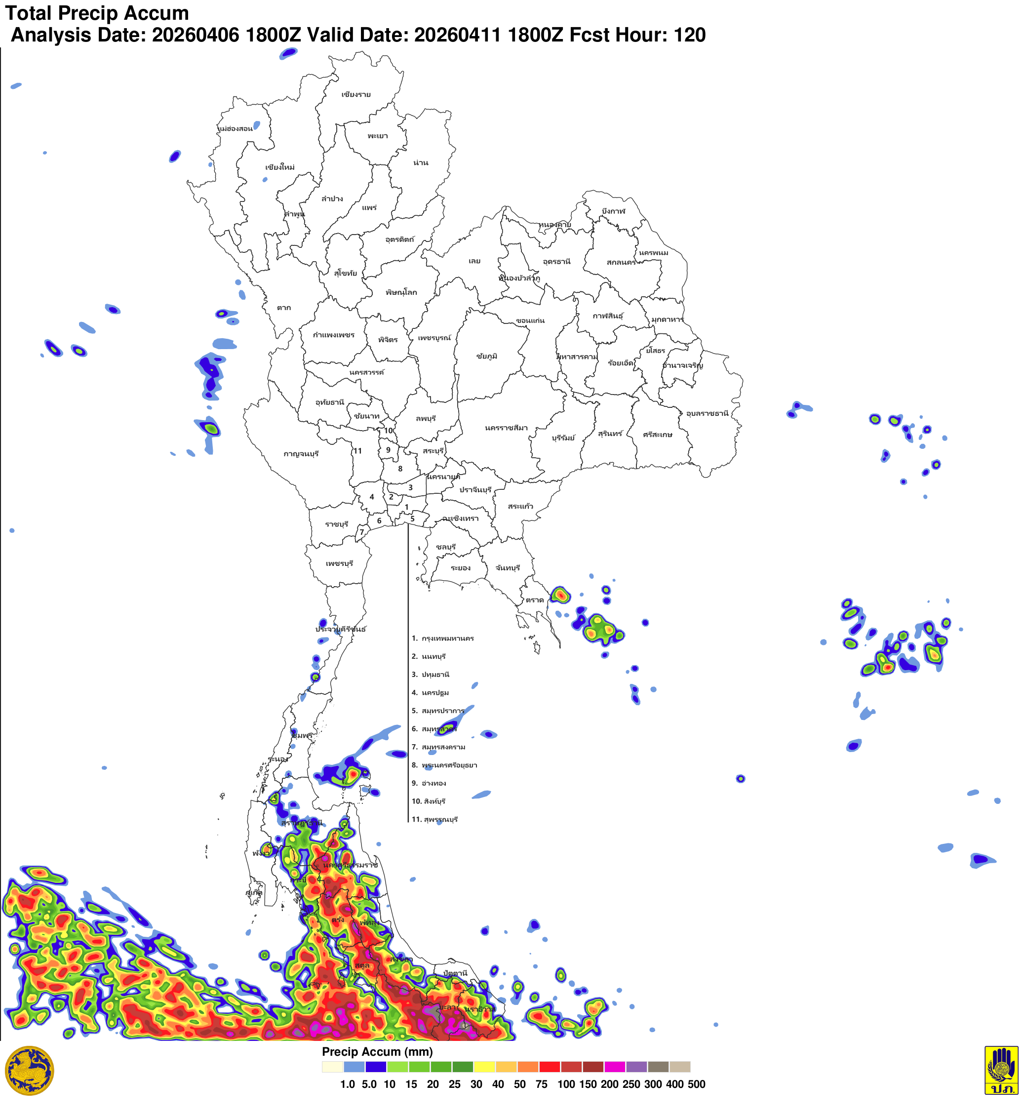 ภาพพยากรณ์ฝน